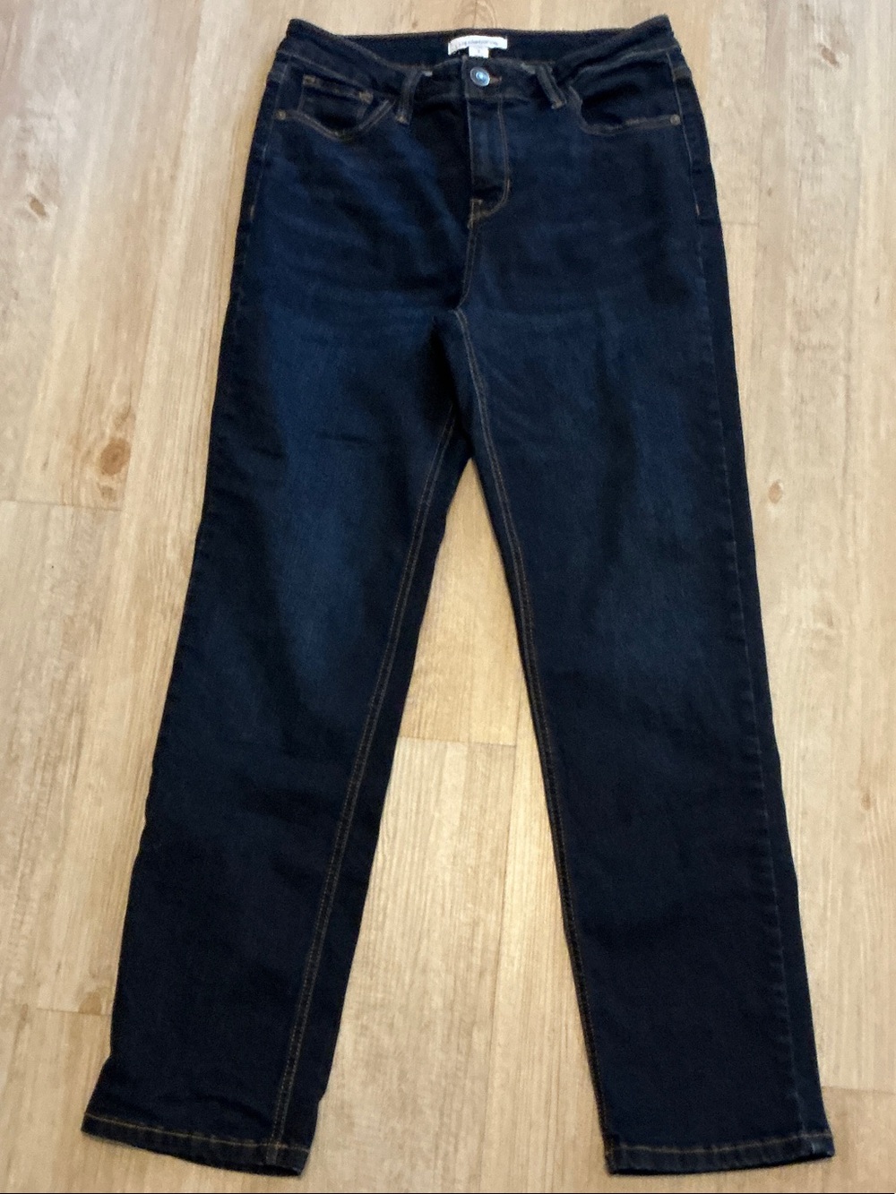 Liz Claiborne Men's Dark Indigo Straight Jeans